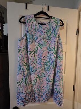 Lilly Pulitzer Pastel And Flora Light  Purple  Dress 14